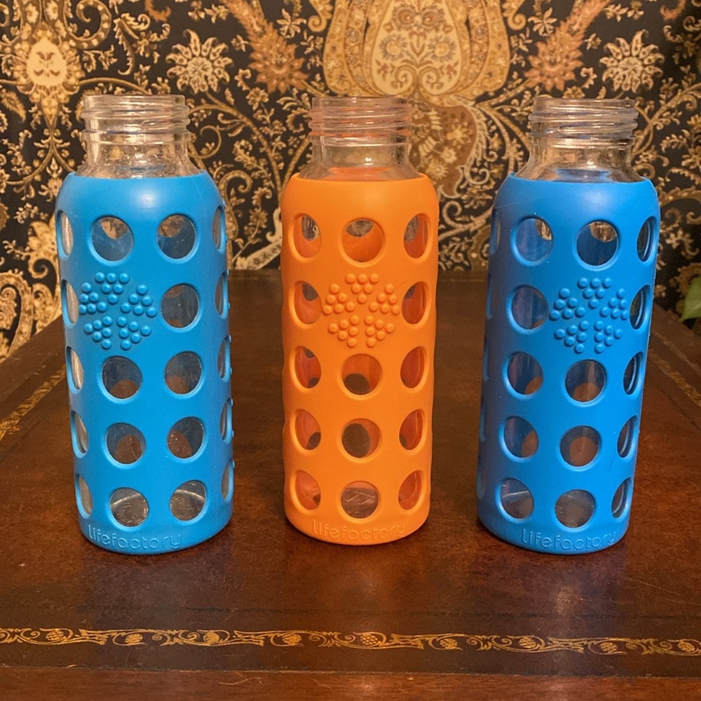 Lifefactory Glass Baby Bottles Set of 3